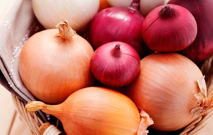 onion to eliminate parasites from the body