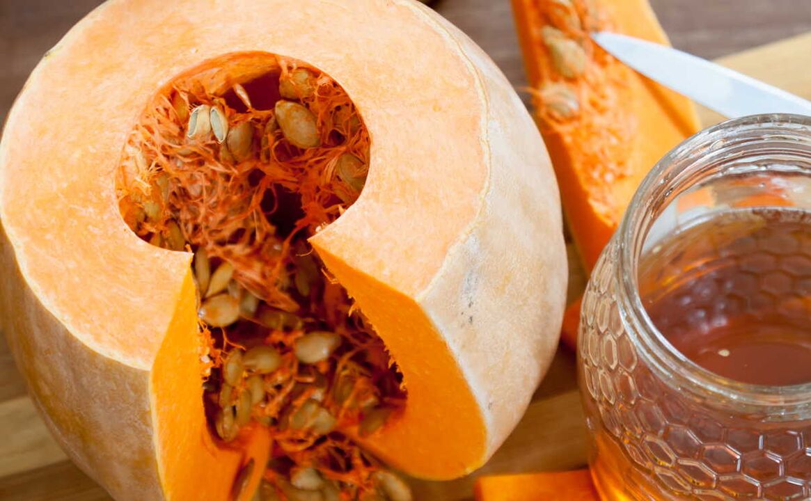 pumpkin seeds from parasites on the body