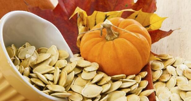 pumpkin seeds for worms in a child